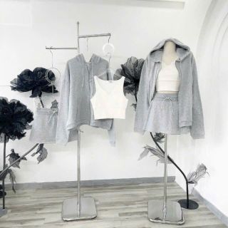 SÉT 3 MÓN NỈ ÁO TRONG TĂM LẠNH ÁO KHOÁC VÀ CHÂN VÁY NỈ( CHÂN VÁY CÓ LÓT)