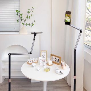 Giá Đỡ Điện Thoại Livetream-Bản Nâng Cấp,Quay Vlog, Làm Thước Phim, Affiliate, Selfie,Bán Hàng