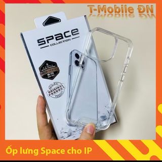 ￼Ốp iphone Space chống sốc lưng cứng, viền dẻo, trong suốt chống ố, full hộp - Ip 7P/8P/X/XR/Xsmax/11/12/13/14/15/ Promax