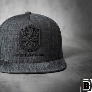 Mũ BWB Headwear Xám Snapback