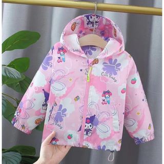 Áo Khoác Gió, Áo Chống Nắng Bé Trai, Bé Gái, Nhân Vật Hoạt Hình kuromi, Cianmol, Màu sắc tươi sáng