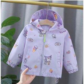 Áo Khoác Gió, Áo Chống Nắng Bé Trai, Bé Gái, Nhân Vật Hoạt Hình kuromi, Cianmol, Màu sắc tươi sáng