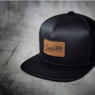 Mũ B-Rix-Ton Balls Logo Nâu Snapback