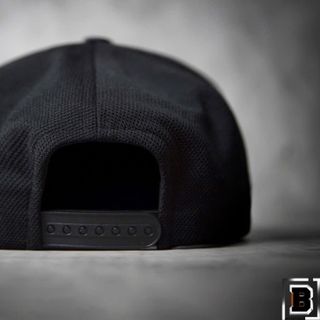 Mũ B-Rix-Ton Balls Logo Nâu Snapback