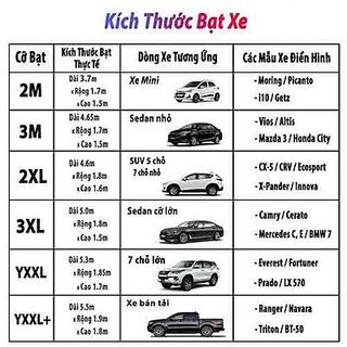 Bạt phủ xe ô tô TOYOTA Innova,Fortuner,Vios,Wigo,Raize,Camry,Altis,Rush-Bạt Phủ Xe Ô Tô vải 3 lớp tráng nhôm