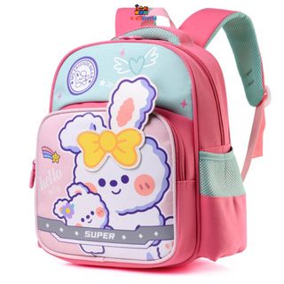 (Hàng Mới Về) Balo mẫu Giáo, Balo Mầm Non, Bé Đi Nhà Trẻ, Bé Trai, Bé Gái Hình Gấu Chất Canvas