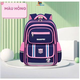(Hàng Mới Về) Balo Cao Cấp Đi Học Tiểu Học Bé Trai, Bé Gái Màu Hồng, Màu Xanh Chống Thấm Nước