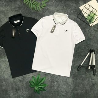 Áo cổ nam - logo thêu Chất liệu: thun poly Size: M L XL XxL Ri: 2222 Tách nửa ri được