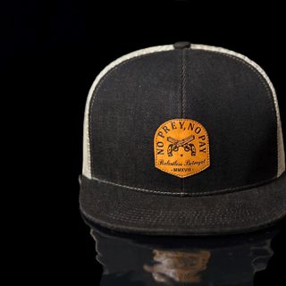 Mũ No Prey Denim Browm Snapback