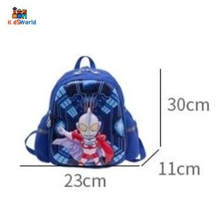 (Hàng Mới Về) Balo mầm non Bé Trai, Bé Gái Chống thấm nước In Hình 3D Siêu Nhân Nhện kích thước 30*23*11cm
