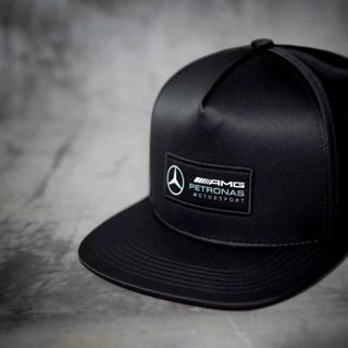 Mũ Nam Merc AMG Đen Dù Bóng Snapback