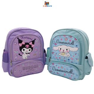 (Hàng Mới Về)Balo mầm non Bé Gái, Bé Trai Hình Kuromi, Cinamol. Mèo kitty, Melody, Kích thước 30*34*13 c
