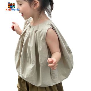 (Hàng Mới Về) QCCC Set Áo - Quần Bé Gái Quảng Châu, Phong Cách Hàn Quốc Mùa Hè Thoáng mát, Đi Chơi, Du lịch