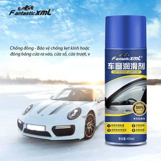 (BÁN SỈ) Chai Xịt Dầu Bôi Trơn Cửa Kính Ô Tô Fantastic XML Dung Tích 450ml Chống Kẹt Kính Bảo Dưỡng Gioăng Cao Su Cửa Nóc Ô Tô giá sỉ