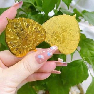 Lá Bồ Đề Mạ Vàng, Kim Loại Bỏ Ốp Điện Thoại Mang Lại Bình An, Tài Lộc