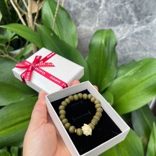 Hoa Đàn Hương Lắc Tay, Đàn Hồi Dệt Tay Gỗ Đính Hạt Vòng Tay, Thẩm Mỹ Dây Xích Tay Trang Sức Mân Côi Xanh Tự Nhiên Vòng Tay Gỗ Đàn Hương Cặp Đôi