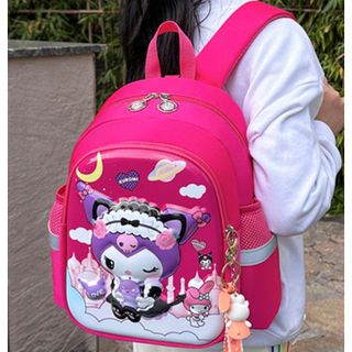 Balo Mầm Non bé trai, Bé Gái Hình Kuromi Dễ Thương, Mẫu Mới 2024, Balo Mẫu Giáo Nhân Hoạt Hình