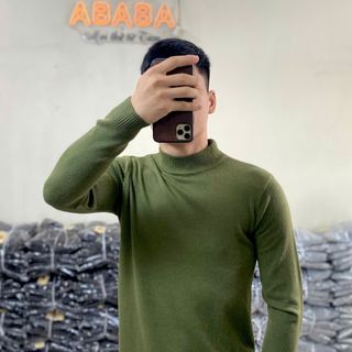 Áo len nam cổ 5p, áo nam cổ cao, nhiều màu Hà Đinh 5p-1920