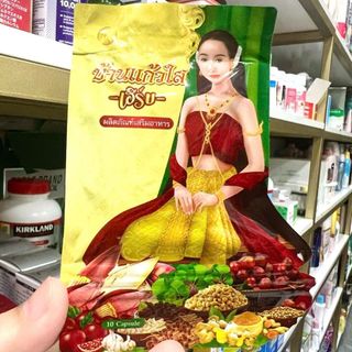 Viên uống nở ngực đẹp da đông y Thái Lan gói 10 viên