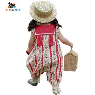 (Hàng Mới Về) Jumpsuit, Bộ Liền Thân Bé Gái Dễ Thương chuẩn hàng QCCC, Hàn Quốc Mùa Hè Mát Mẻ Du Lịch