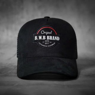 Mũ Lưỡi Trai BWB Brand Đen Lưới Snapback Chất Vải Da Lộn phối lưới giá sỉ