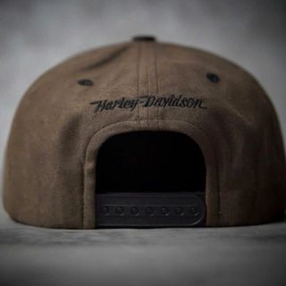 Mũ Lưỡi Trai HD Đen Nâu Snapback Chất vải Da lộn phối
