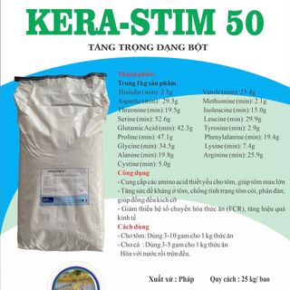 Đạm tăng trọng, Kera-Stim 50, Nutrpeptide, dùng trong thú y, thuỷ sản giá sỉ