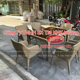 Bàn ghế nhựa giả mây cho nhà hàng Resort cao cấp giá sỉ