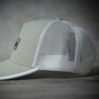 Mũ Lưỡi Trai Jor.dan Xám Trắng Lưới Cap Chất Dù phối lưới