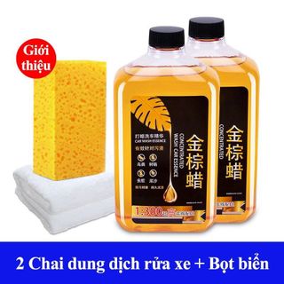 (BÁN SỈ) Tinh Chất Nước Rửa Xe Đậm Đặc Sáp Vàng - 1 Lít Pha Tỉ Lệ 300 lần Làm Sạch Hiệu Quả