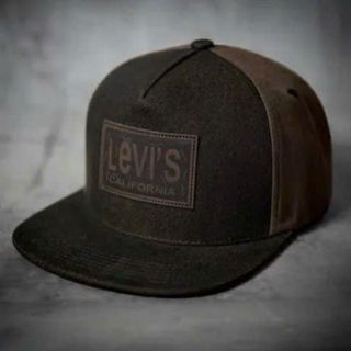 Mũ Levis Brown Snapback Chất Jeans phối Cotton