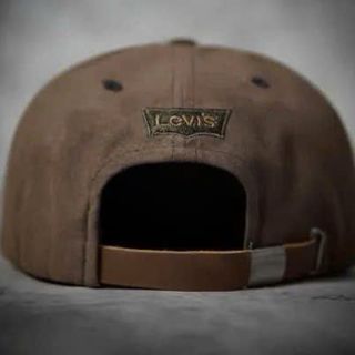 Mũ Levis Brown Snapback Chất Jeans phối Cotton