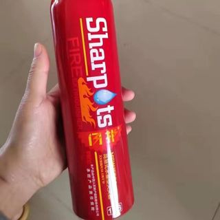 (BÁN SỈ) Bình chữa cháy ô tô mini Sharpots dung tích 550ml - Đỏ