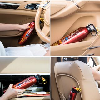 (BÁN SỈ) Bình chữa cháy ô tô mini Sharpots dung tích 550ml - Đỏ