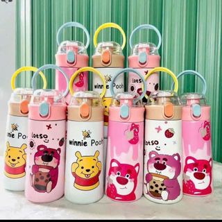 BÌNH GIỮ NHIỆT 500ML LABUBU KÈM ỐNG HÚT