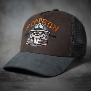 Nón Lưỡi Trai Stetson Unisex Nâu Lưới Cap