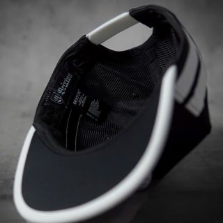 Mũ Lưỡi Trai Brixton Đen Viền Trắng Snapback Chất Cotton Bóng
