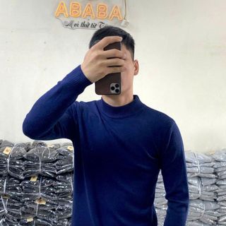 Áo len nam cổ 5p, áo nam cổ cao, nhiều màu Hà Đinh 5p-1920