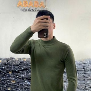 Áo len nam cổ 5p, áo nam cổ cao, nhiều màu Hà Đinh 5p-1920