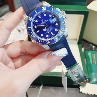 SALE ĐỒNG HỒ NAM NỮ CAO CẤP RÔ LE MÁY CƠ DÂY CAO SU 6