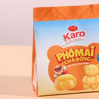 Thùng bánh Karo gấu phô mai chà bông