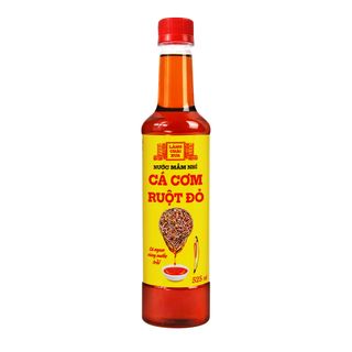 [Tặng 1 nước tương 125ml] THÙNG 6 CHAI NƯỚC MẮM NHỈ CÁ CƠM RUỘT ĐỎ 525ML - LÀNG CHÀI XƯA