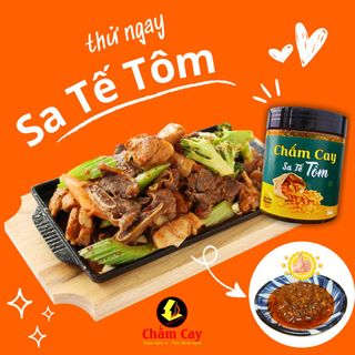 Sa Tế Vị Tôm Hủ 250gr, Siêu Thơm Ít Cay Của Twelve Chấm Cay Food VN