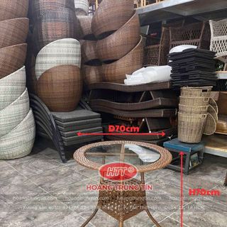 Ghế cafe mây nhựa giá rẻ ghế thúng mắt cáo