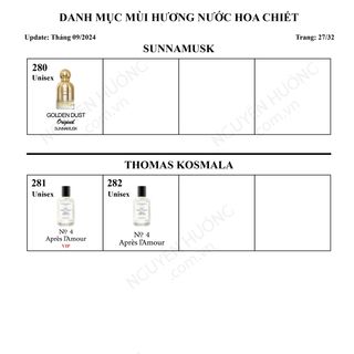 Nước Hoa Cao Cấp Chiết 10ml có 330 mùi hương HOT