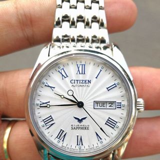 Đồng Hồ Nam Citizen Dây Thép Máy Cơ
