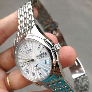 Đồng Hồ Nam Citizen Dây Thép Máy Cơ