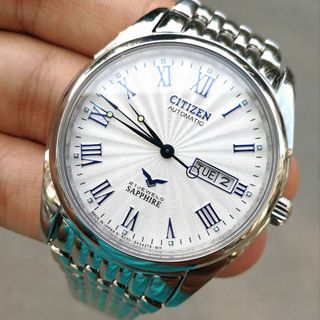 Đồng Hồ Nam Citizen Dây Thép Máy Cơ