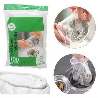 Set 100 Túi Lọc Rác Bồn Rửa Chén Bát - Combo 100 Túi Lọc Rác Thông Minh, Lọc Rác Cho Bồn Rửa Chén giá sỉ