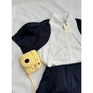 Set bộ sơ mi kèm quần short cổ đứng sơ mi năng động nhí nhảnh cho các nàng đi chơi - 189STORE - V216